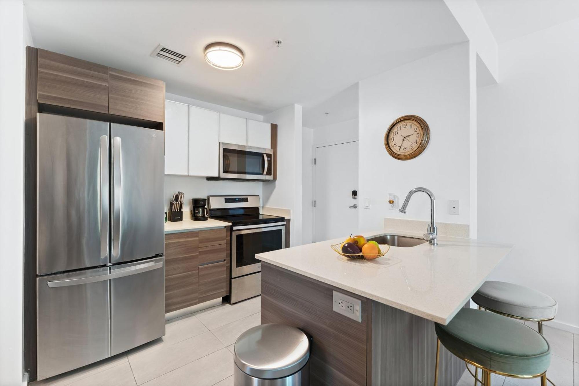 Modern Apartment In Edgewater Miami Bilik gambar