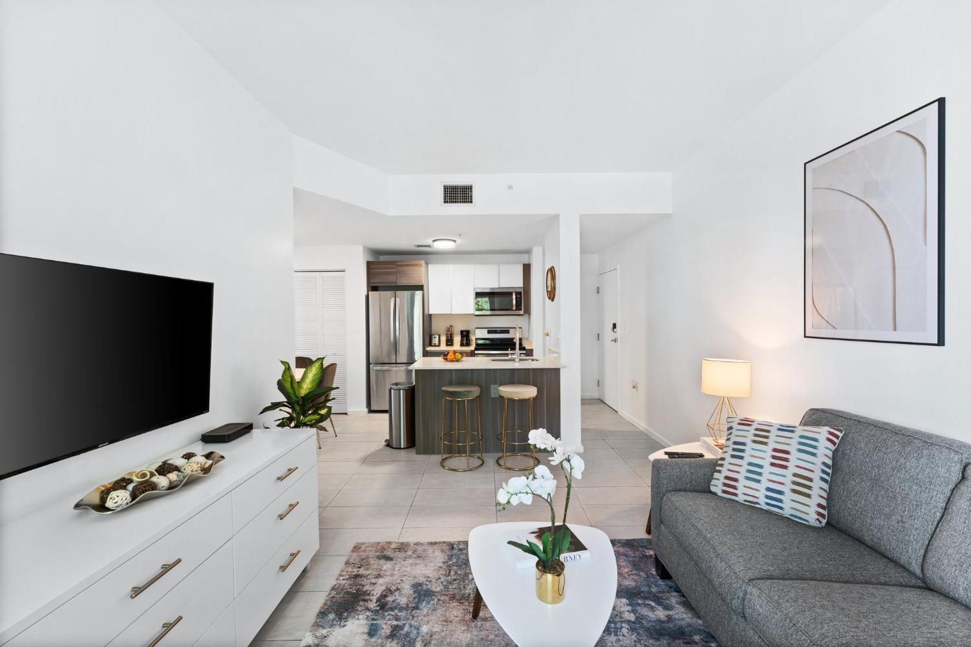 Modern Apartment In Edgewater Miami Bilik gambar