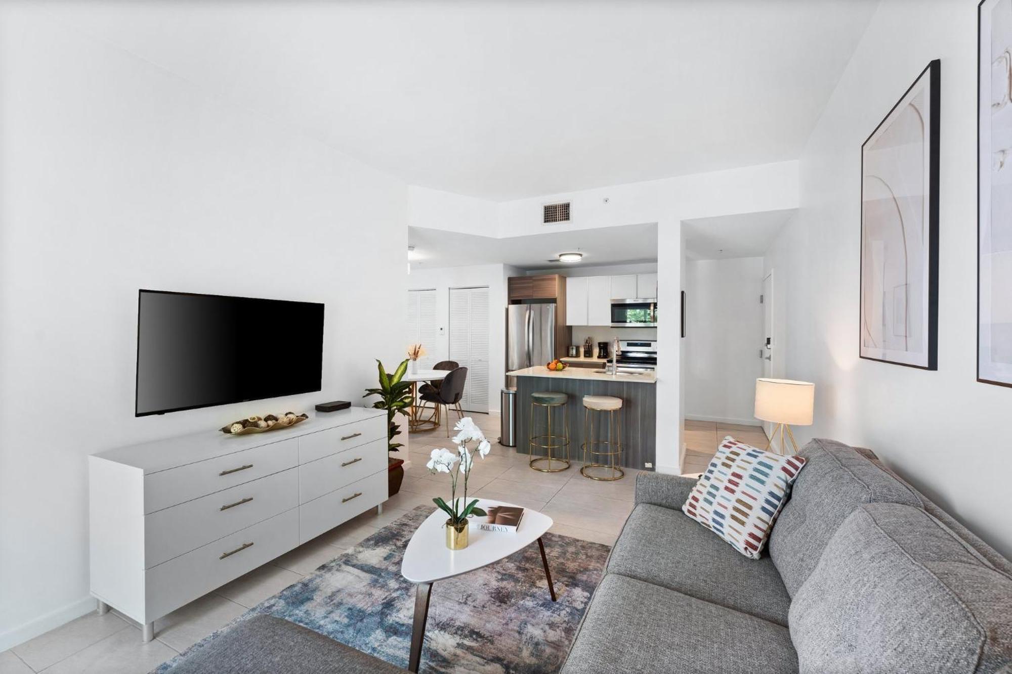 Modern Apartment In Edgewater Miami Bilik gambar